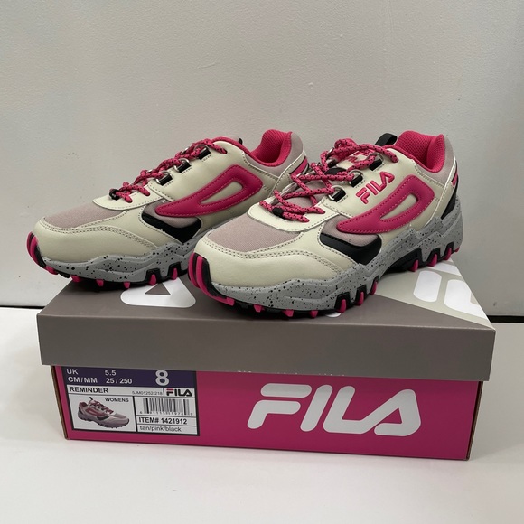 Fila tan/pink/black Shoes Size 8 - Picture 3 of 5